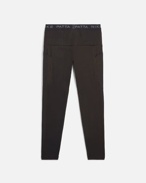 Nike x Patta Running Team Leggings (Black/Deep Royal Blue) - Patta