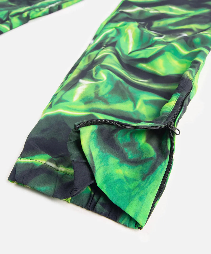 Patta x Bodil Ouedraogo Panelled Tracksuit (Green AOP/Grey AOP) Patta