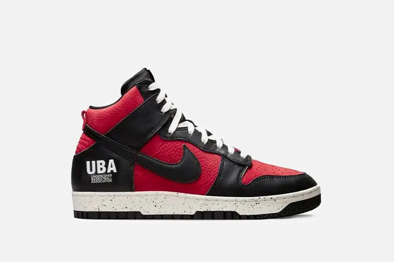 Nike X Undercover Dunk High 1985 (Gym Red/ Black-White) - Patta
