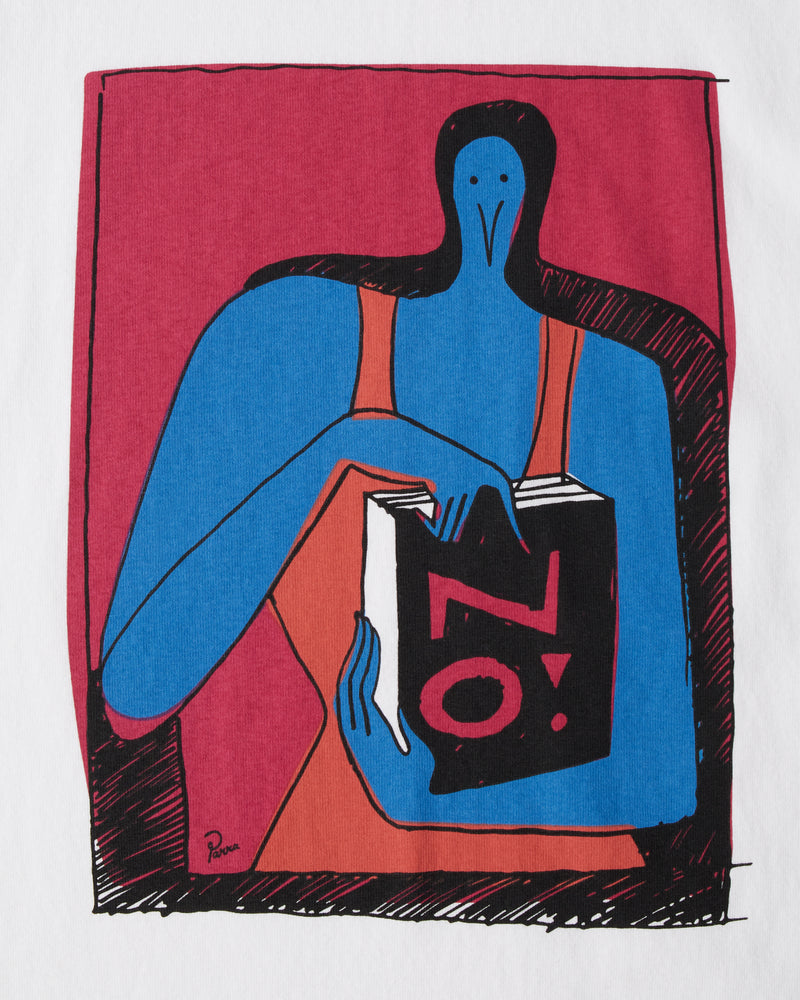 ByParra No books t-shirt (White)