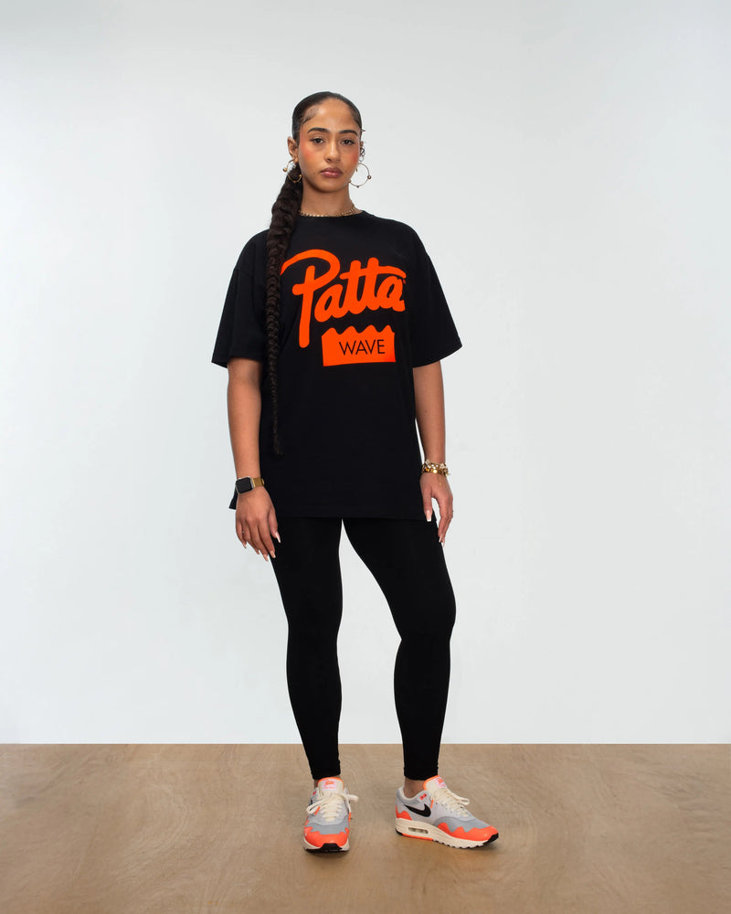 Patta Wave T-Shirt (Black) Patta