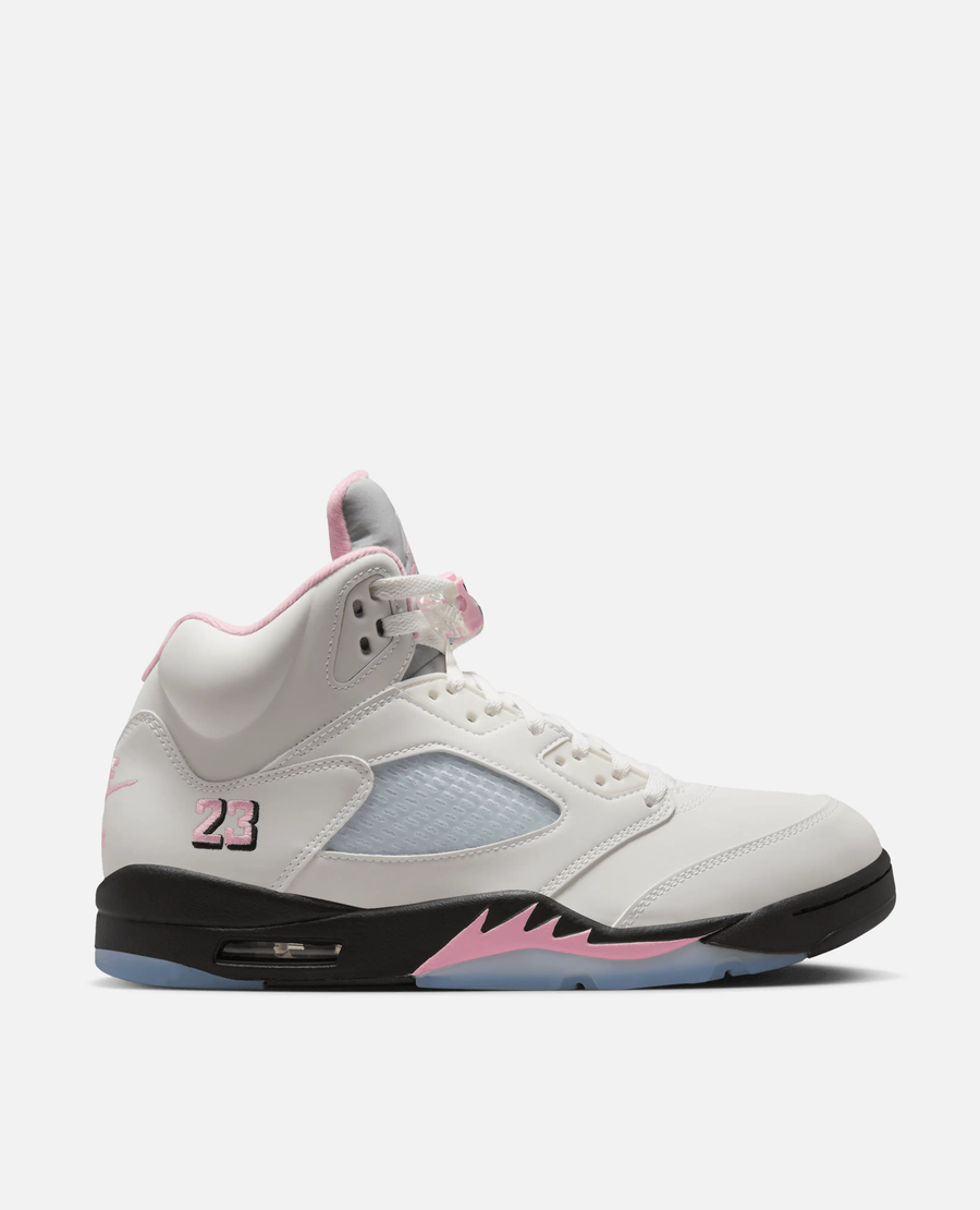 Nike Air Jordan 5 Retro "Medium Soft Pink" (White/Med Soft Pink-Black) Nike