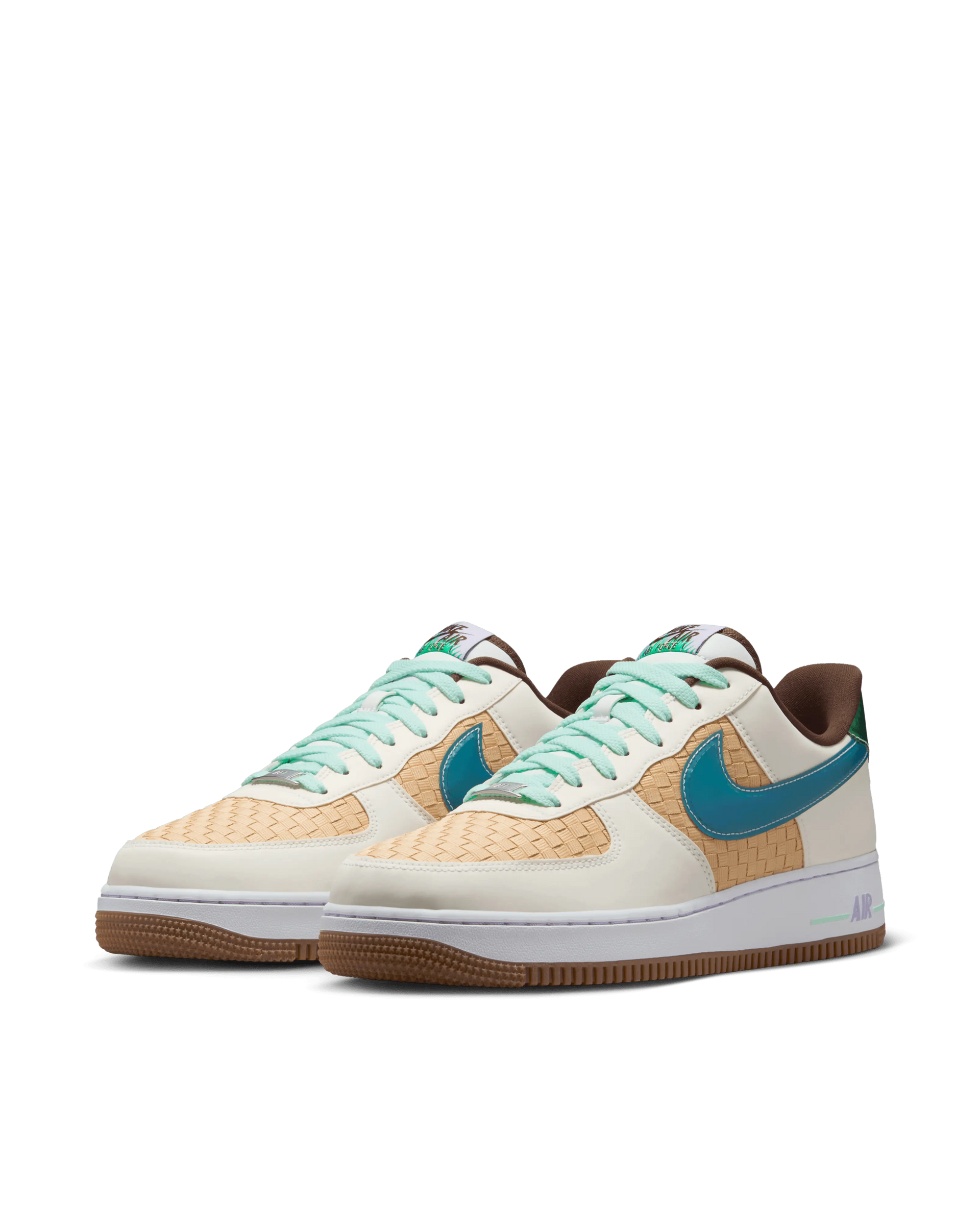 Nike Air Force 1 Retro (Summit White/Glacier Blue-Mint Foam) Nike