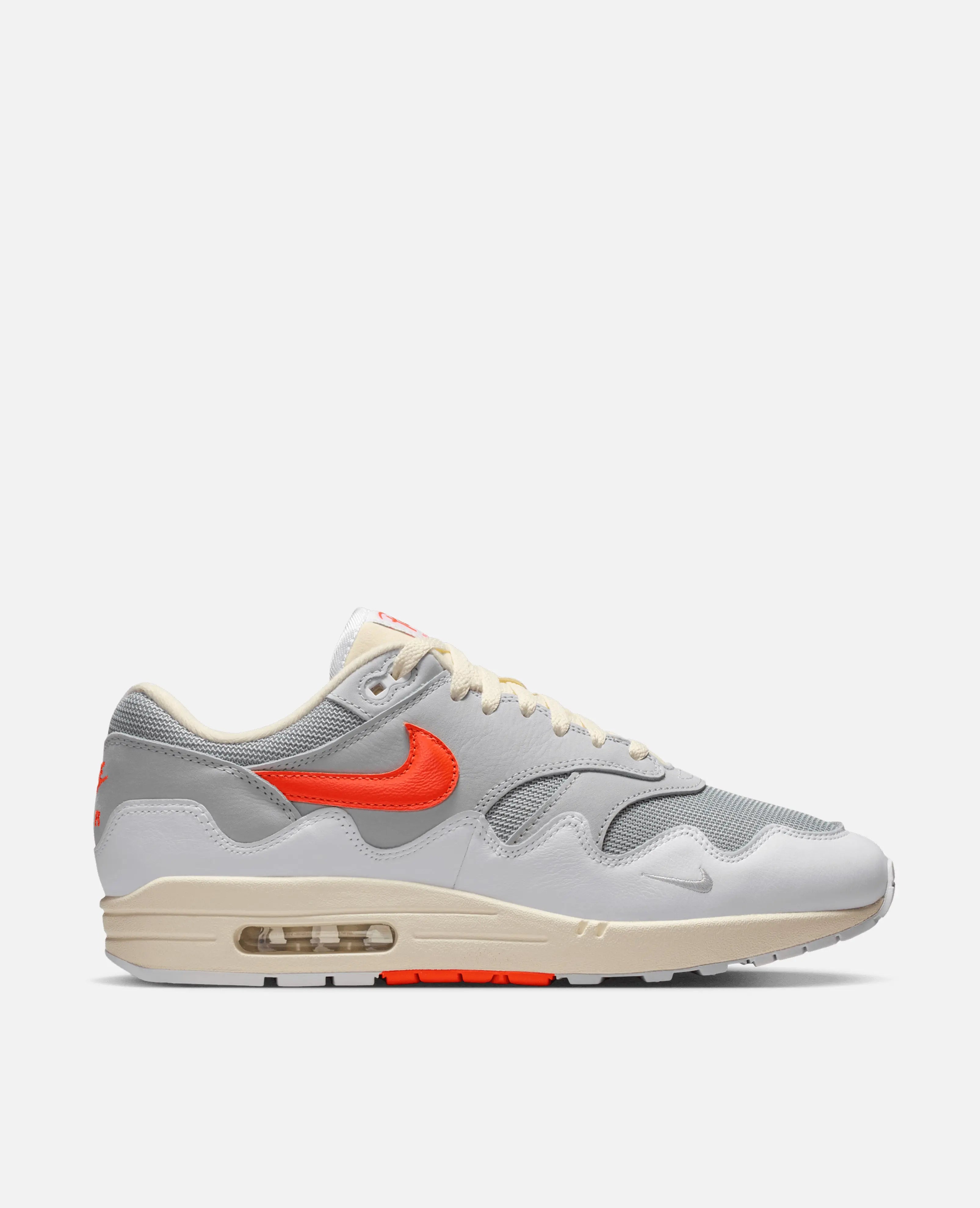 Patta X Nike Air Max 1 / P (White/Hyper Crimson-Pure Platinum) - Patta