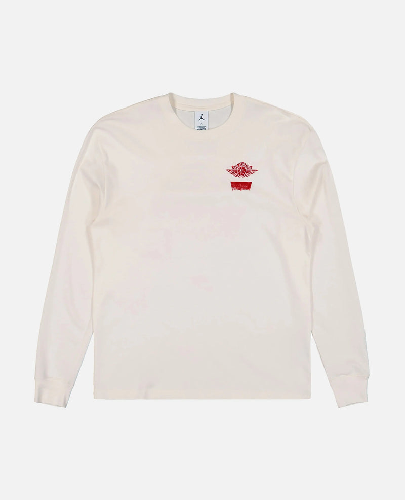 Jordan x Levi's ® Longsleeve Tee (Pale Ivory/Black/University Red) Jordan
