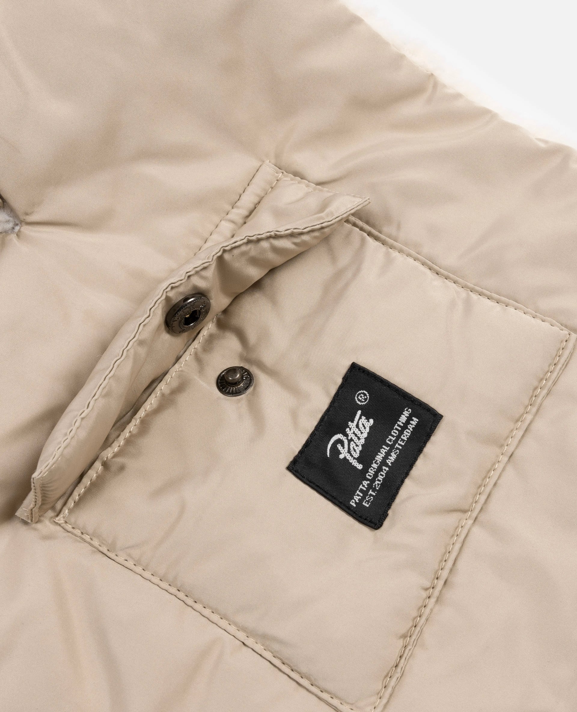 Patta Reversible Fleece Scarf (Cement/Sea Salt) Patta