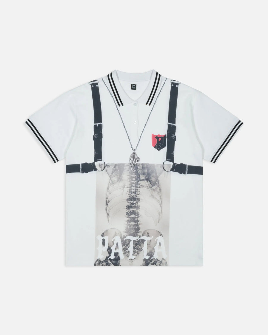 Patta X-Ray Polo Shirt (White) Patta