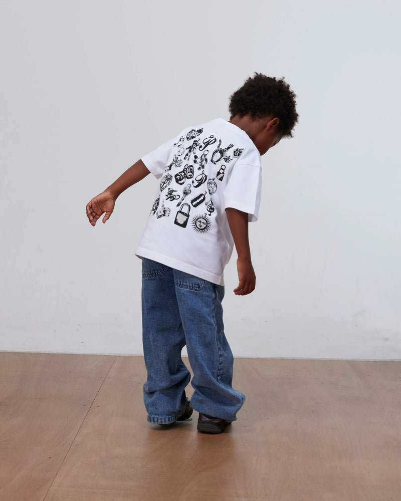 Patta Kids Charm T-Shirt (White) Patta