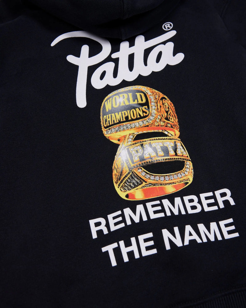Patta Kids Championship Hooded Sweater (Black) Patta