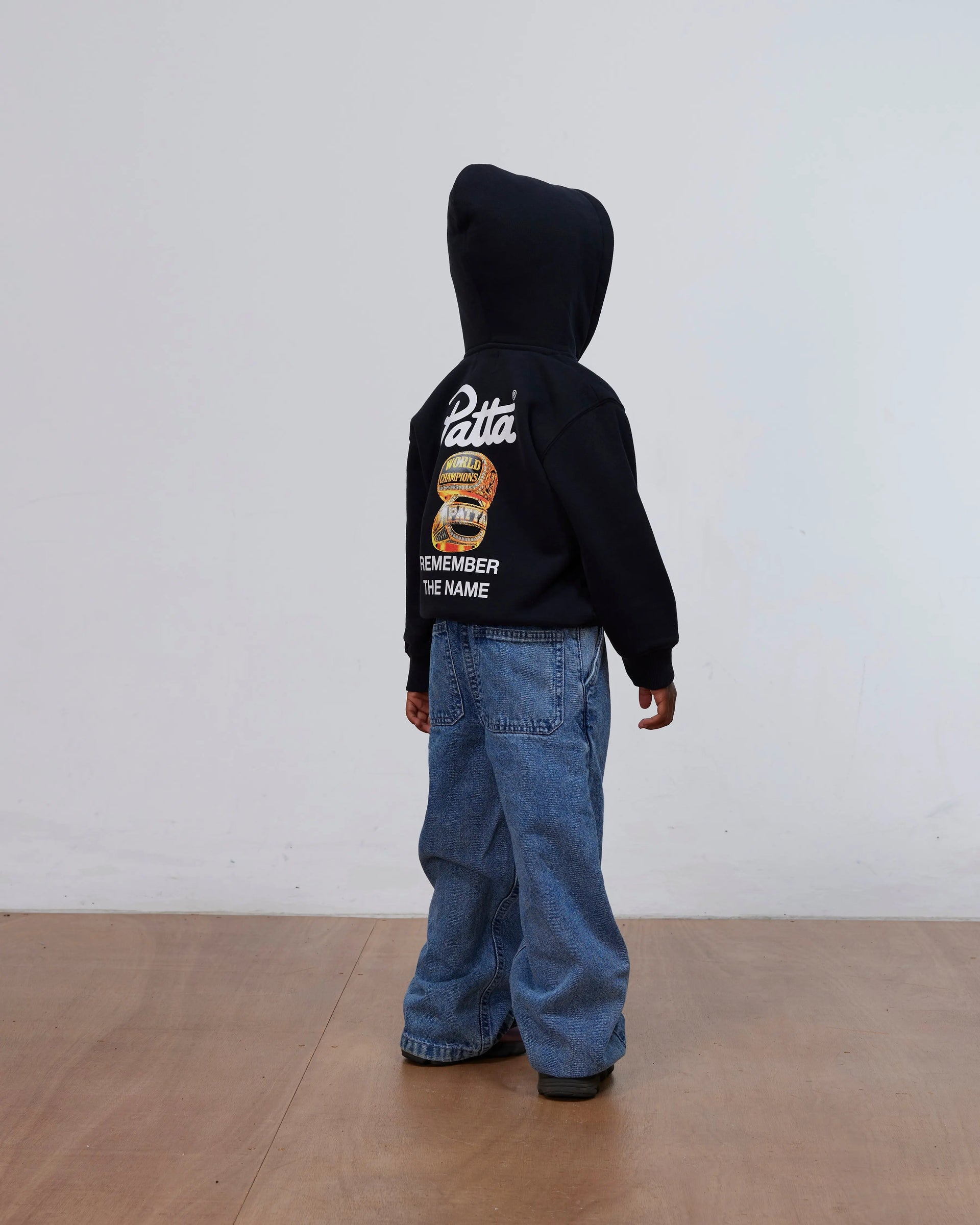 Patta Kids Championship Hooded Sweater (Black) Patta