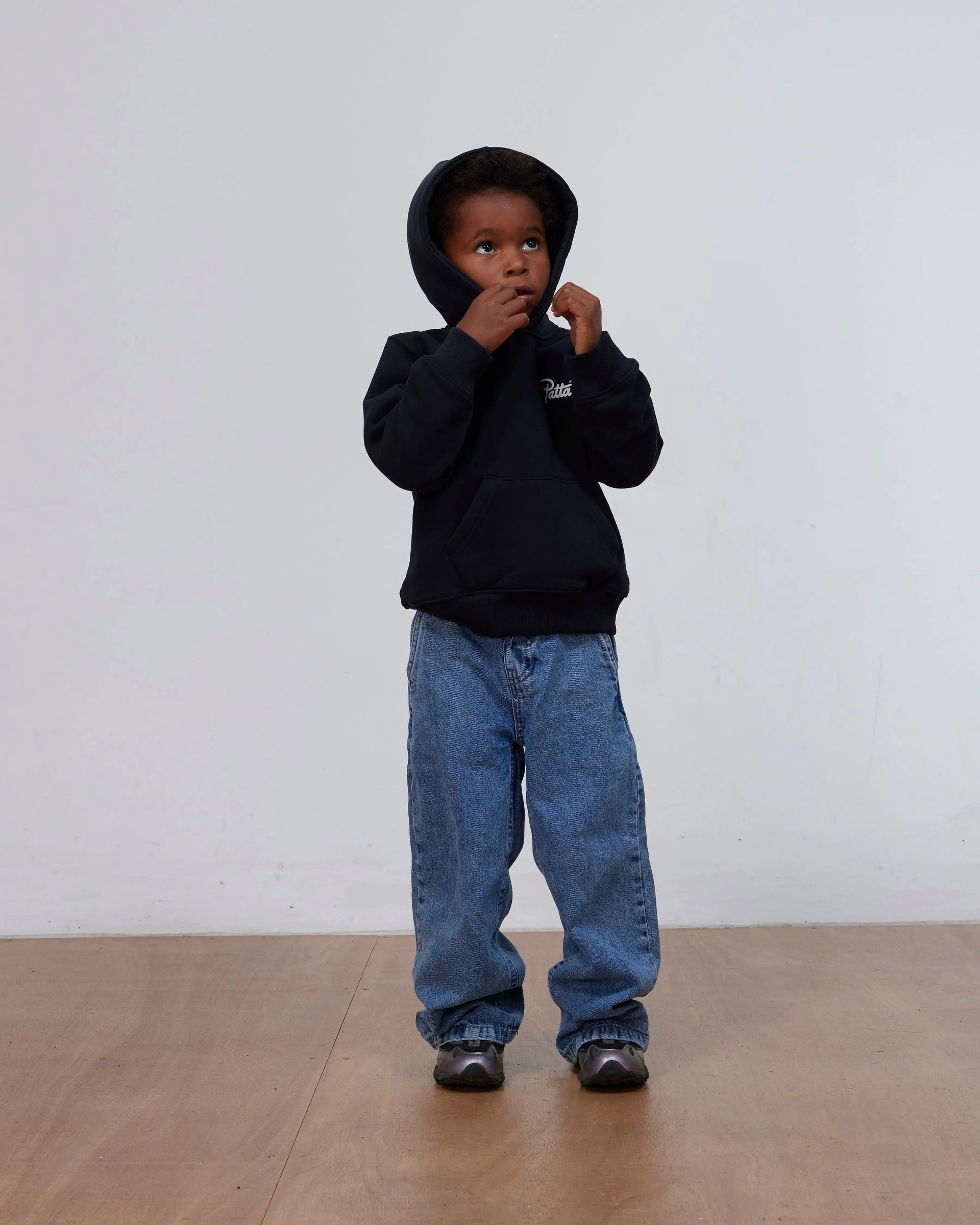 Patta Kids Championship Hooded Sweater (Black) Patta