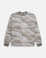 Patta Ghost Spray Camo Waffle Long Sleeve (Pussywillow Grey) Patta