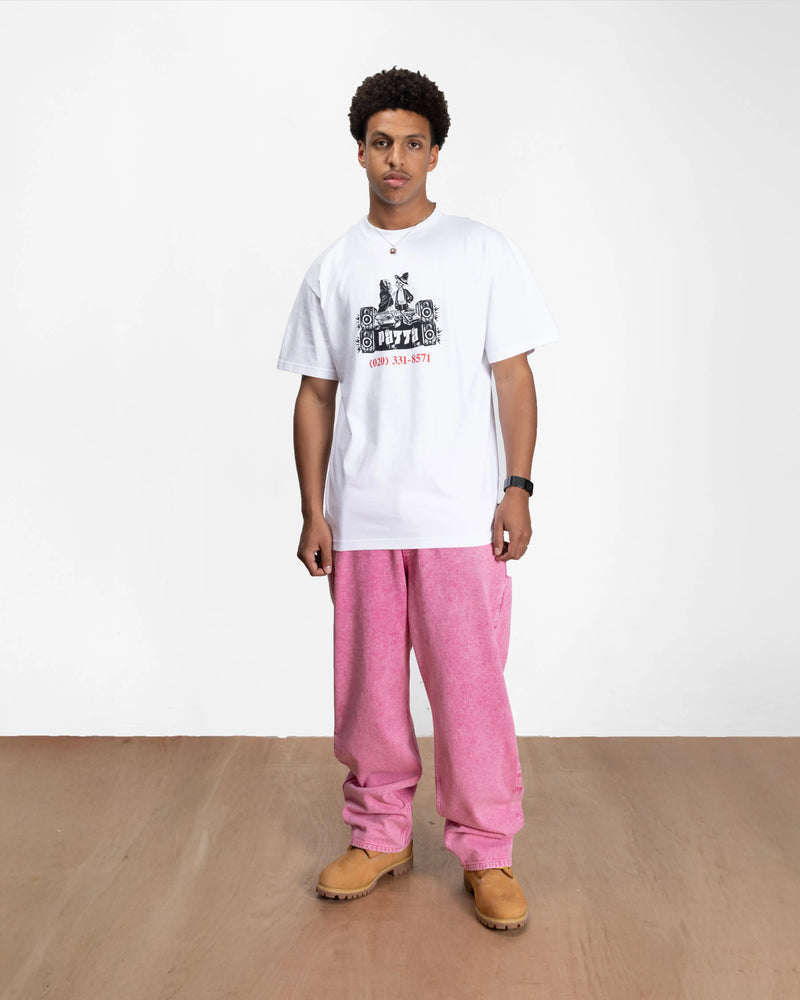 Patta DJ Skully T-Shirt (White) Patta