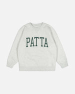 Patta Kids Arc Logo Crewneck Sweater (Light Melange Grey) Patta