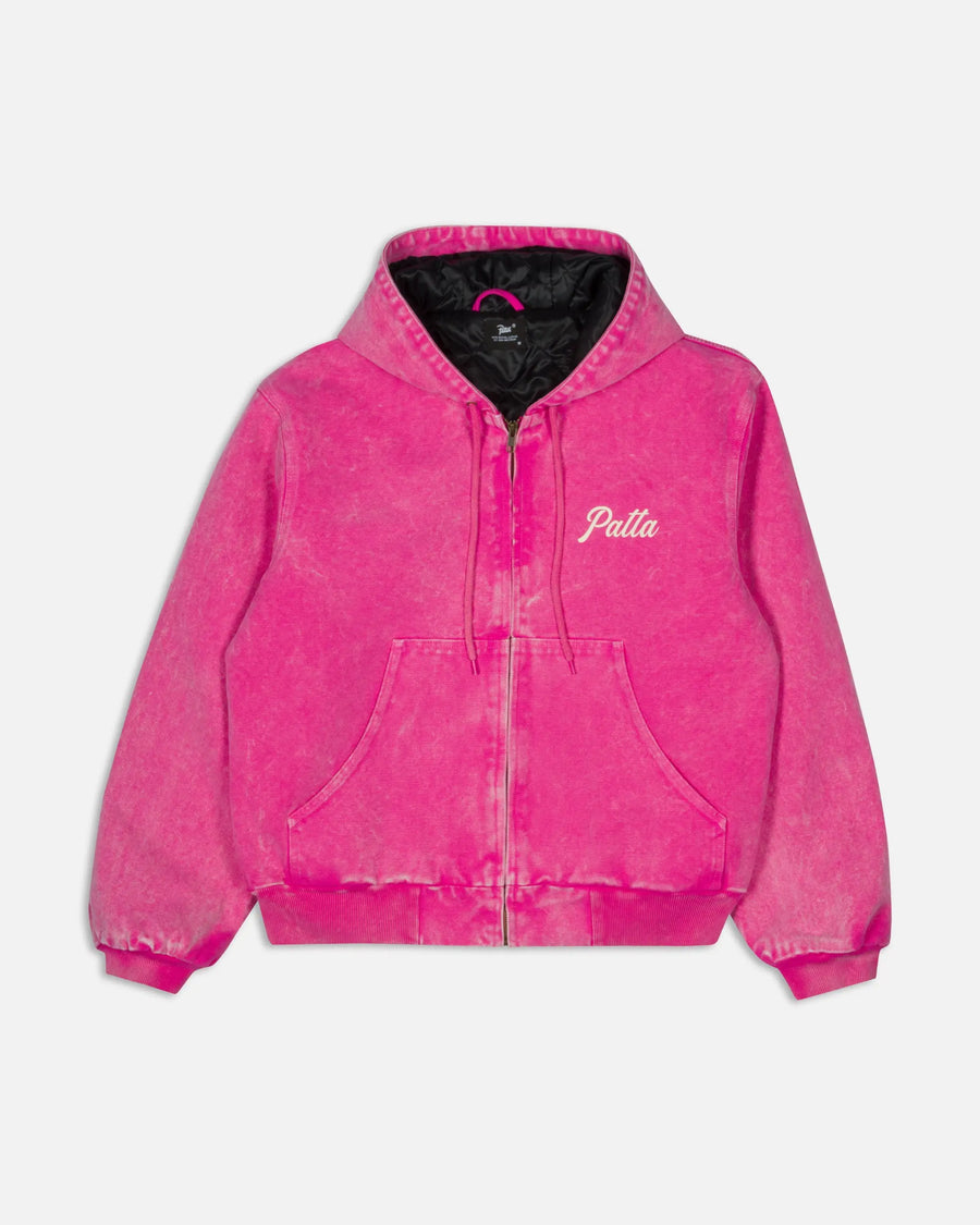 Patta Peace Canvas Hooded Jacket (Fuchsia Purple) Patta
