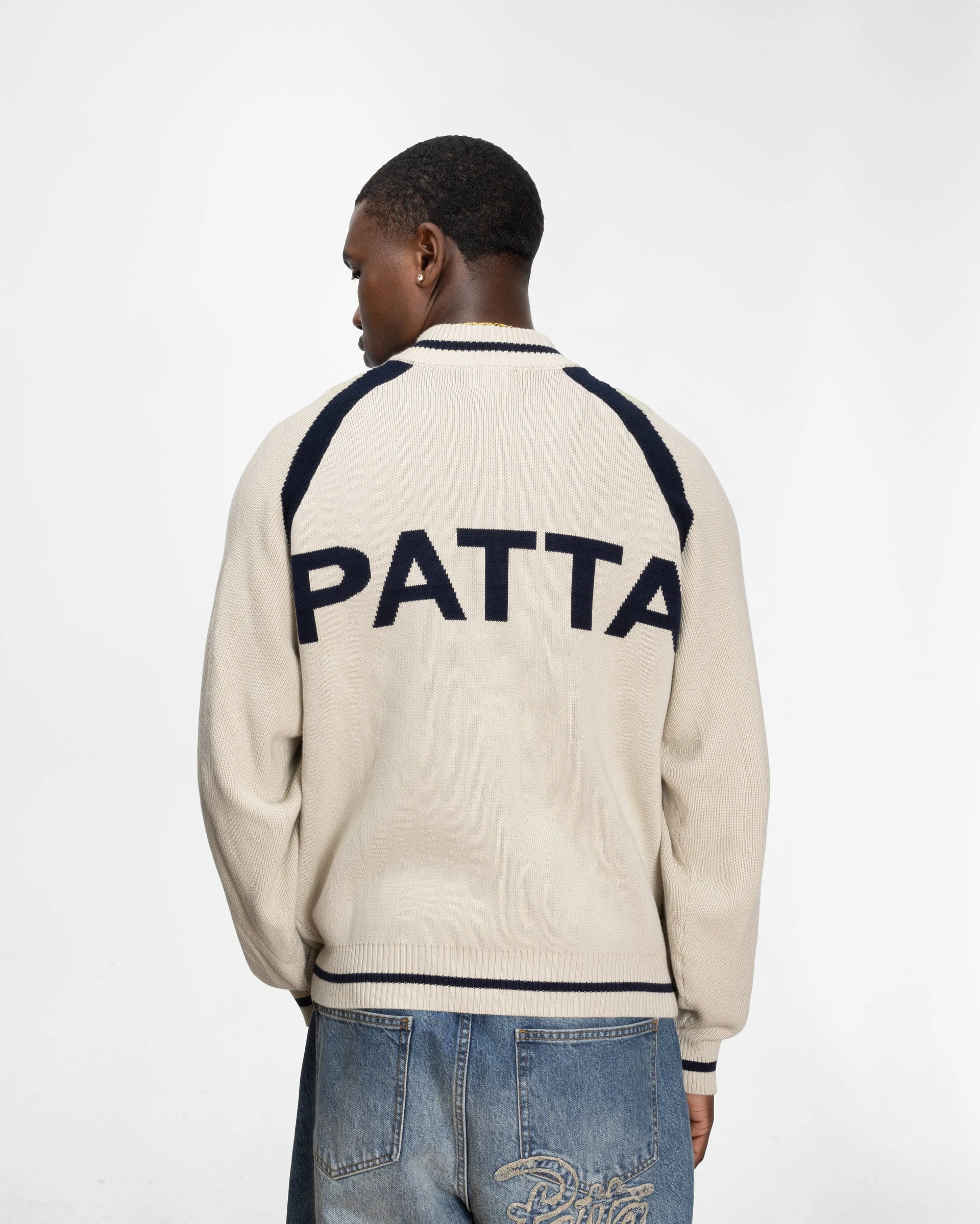 Patta Track Top Cardigan (Vaporous Grey) Patta