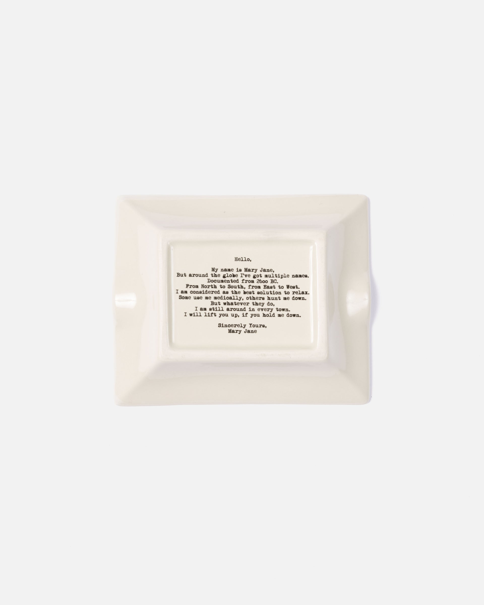 Patta 420 Stay High Ashtray (Beige)