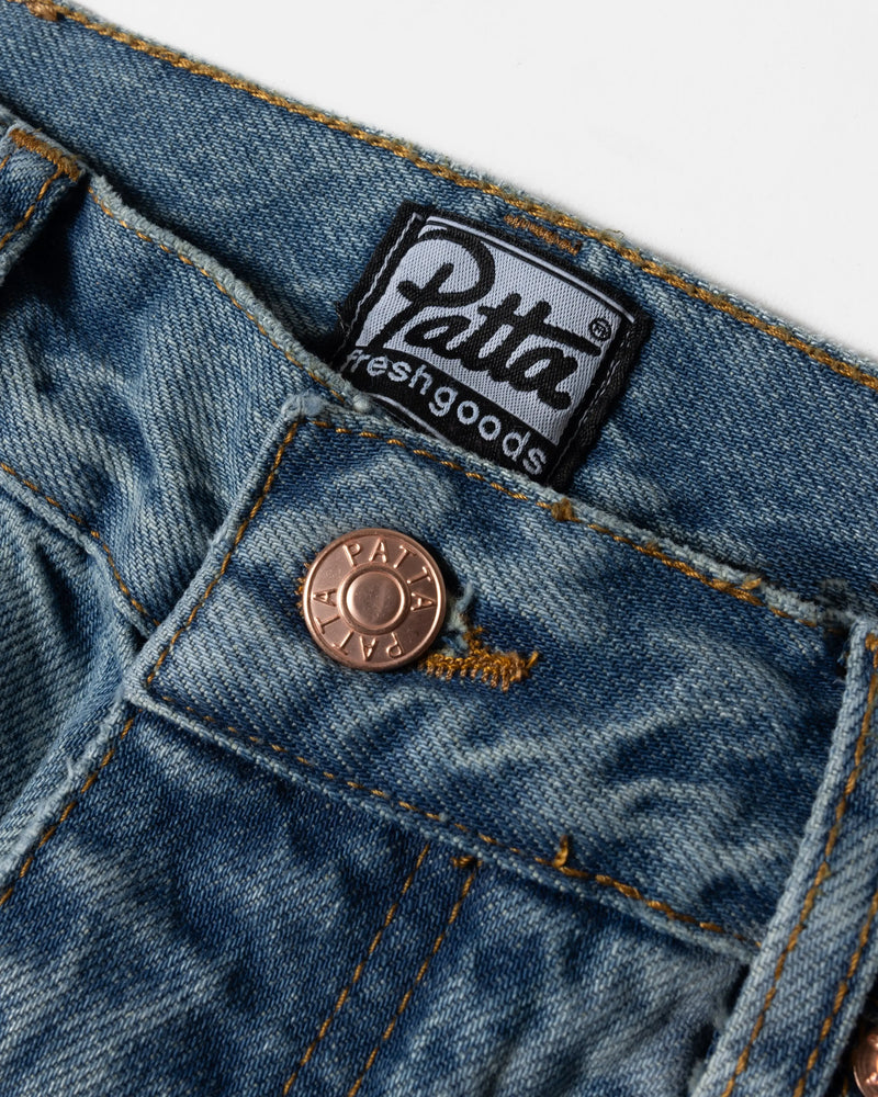 Patta x Joe Freshgoods Denim Pants (Sandwashed Blue Denim) Patta