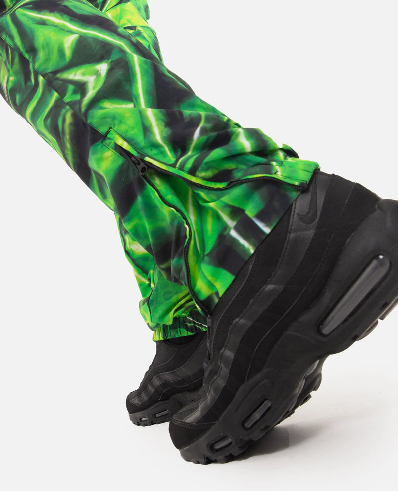 Patta x Bodil Ouedraogo Panelled Tracksuit (Green AOP/Grey AOP) Patta