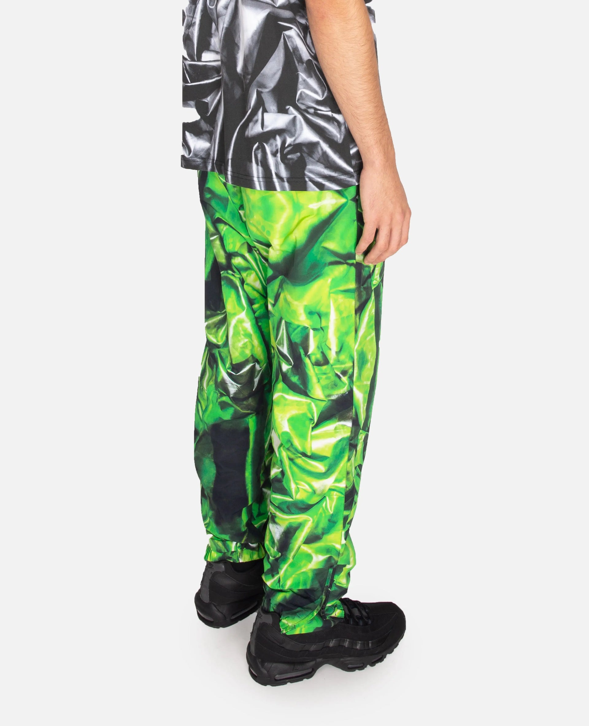 Patta x Bodil Ouedraogo Panelled Tracksuit (Green AOP/Grey AOP) Patta